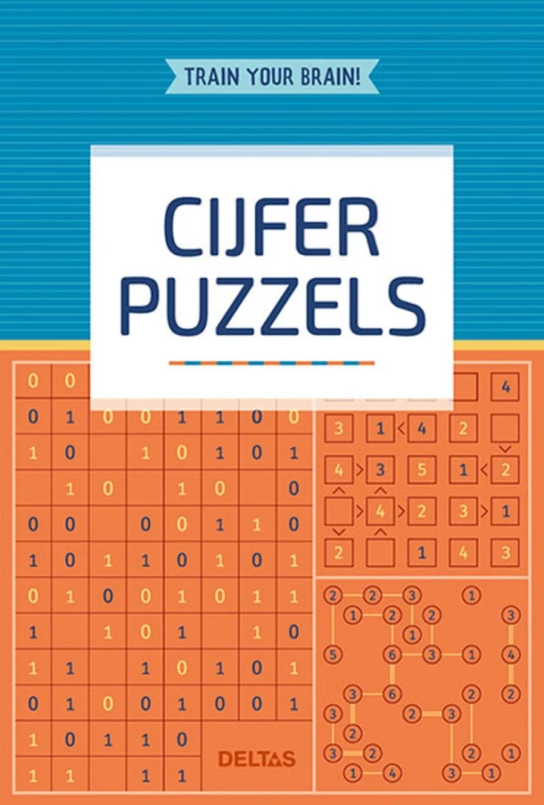 Train your brain! Cijferpuzzels – ZNU – boek cover