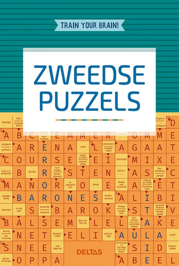 Train your brain! Zweedse puzzels – ZNU – boek cover