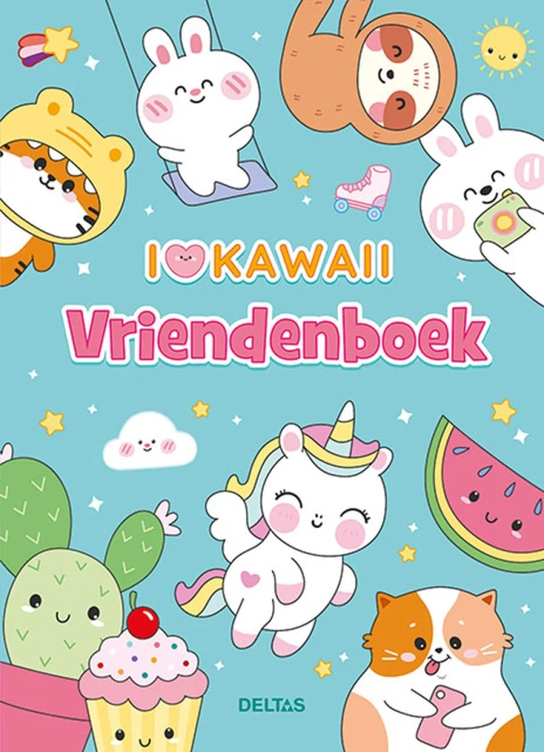Ik hou van Kawaii vriendenboek – ZNU – boek cover