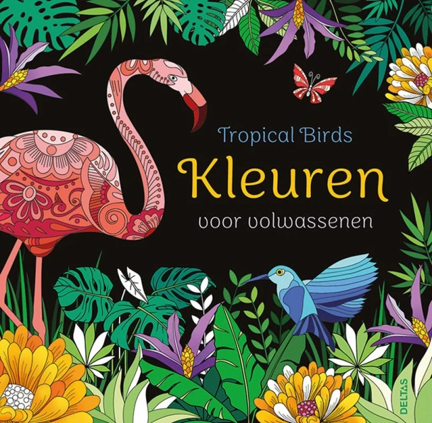 Tropical Birds - Kleuren voor volwassenen – ZNU – boek cover