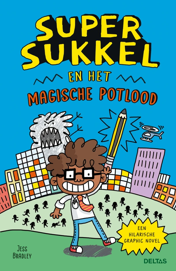 Super Sukkel en het magische potlood – Jess Bradley – boek cover