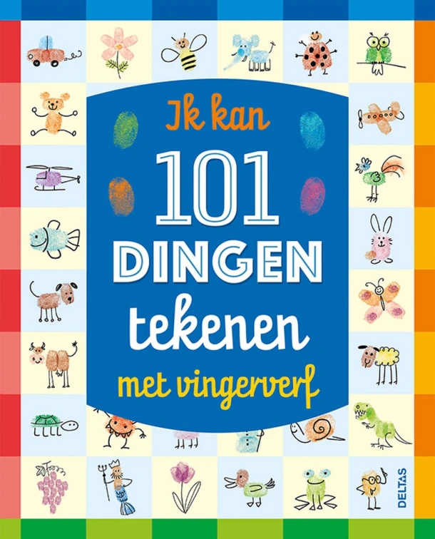 Ik kan 101 dingen tekenen met vingerverf – Norbert PAUTNER – boek cover