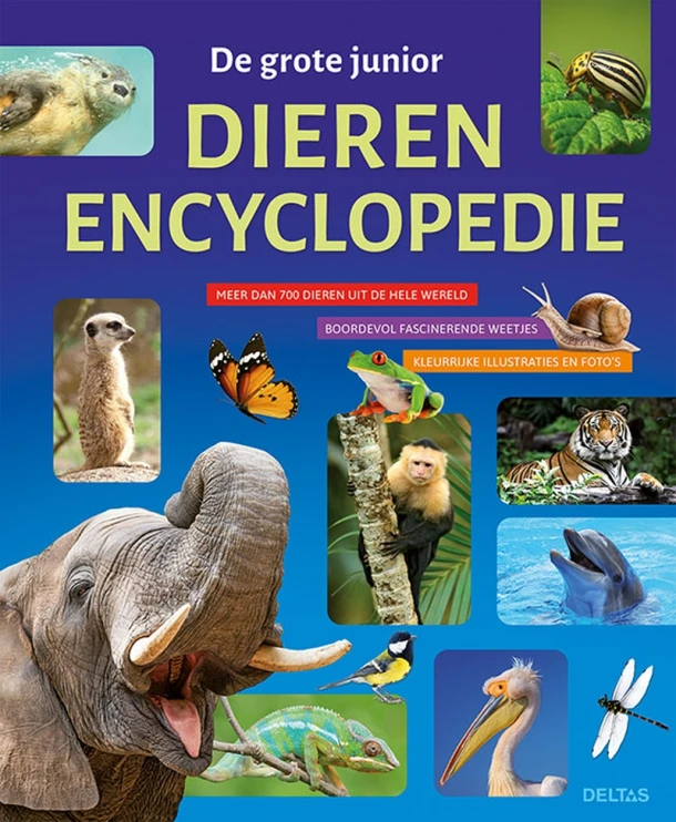 De grote junior dierenencyclopedie – Hans Peter Thiel – boek cover
