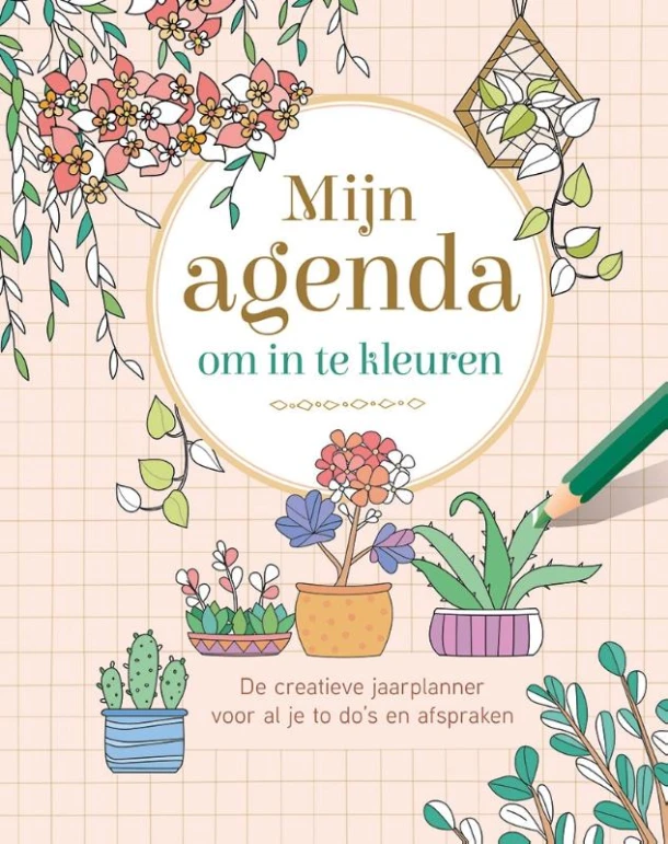 Mijn agenda om in te kleuren – ZNU – boek cover