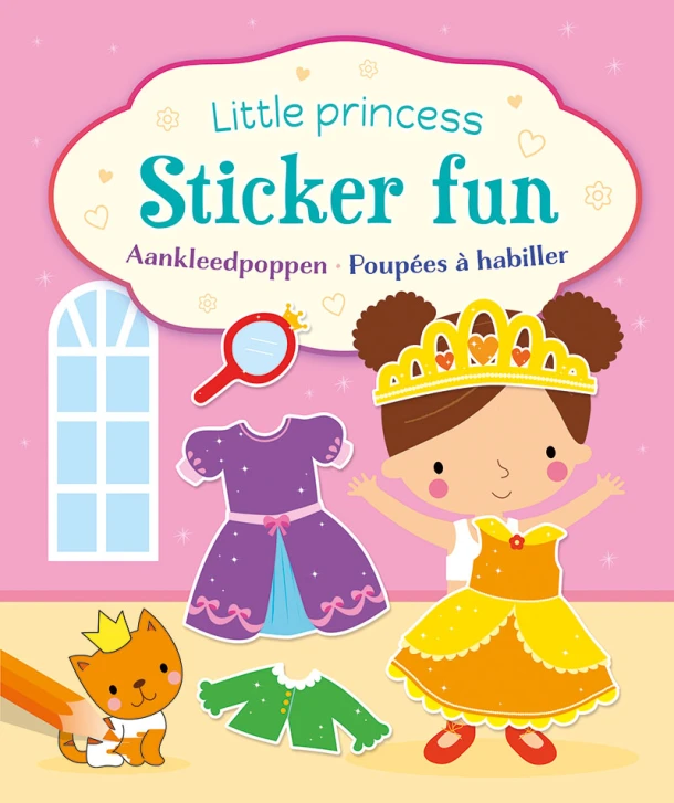 Little princess Sticker Fun - Aankleedpoppen / Little princess Sticker Fun - Poupées à habiller – ZNU – boek cover