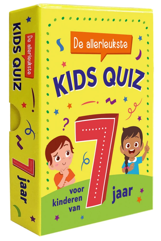 De allerleukste kids quiz (7 jaar) – HANNE VANLEEUW – boek cover