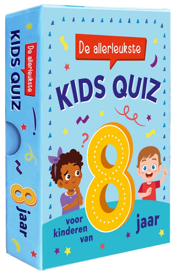 De allerleukste kids quiz (8 jaar) – EMMA VANDERBEKE – boek cover