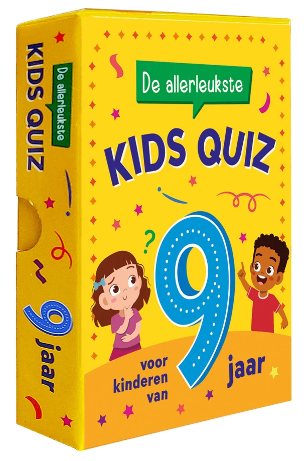 De allerleukste kids quiz (9 jaar) – EMMA VANDERBEKE – boek cover