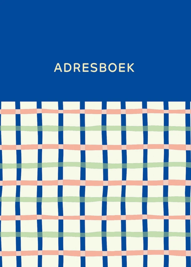 Adresboek- Grafisch – ZNU – boek cover
