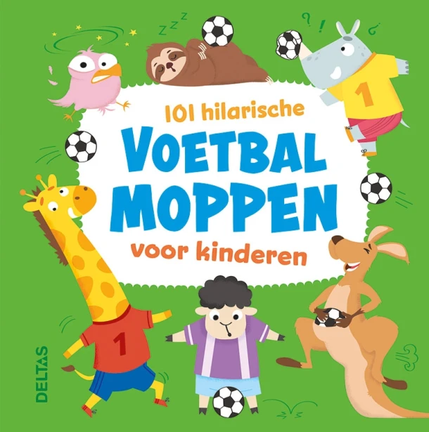 101 hilarische voetbalmoppen voor kinderen – ZNU – boek cover
