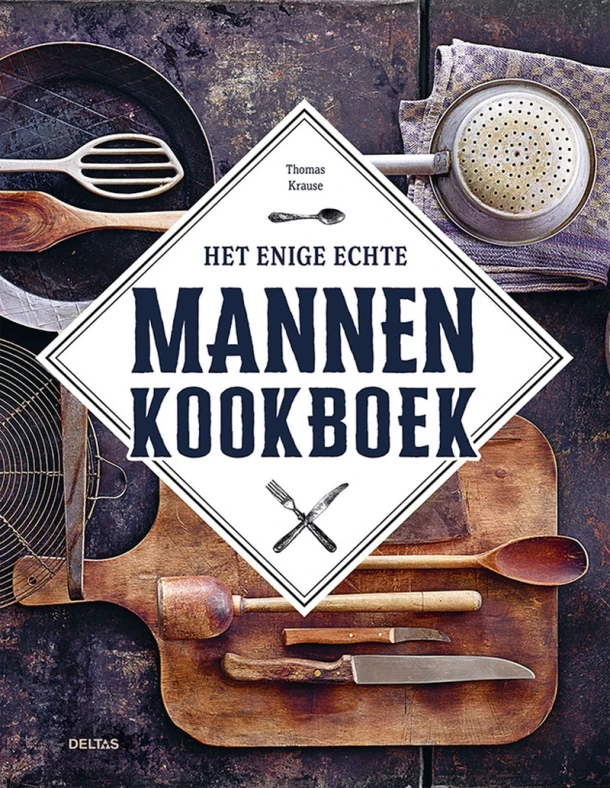 Het enige echte mannenkookboek – Thomas Krause – boek cover