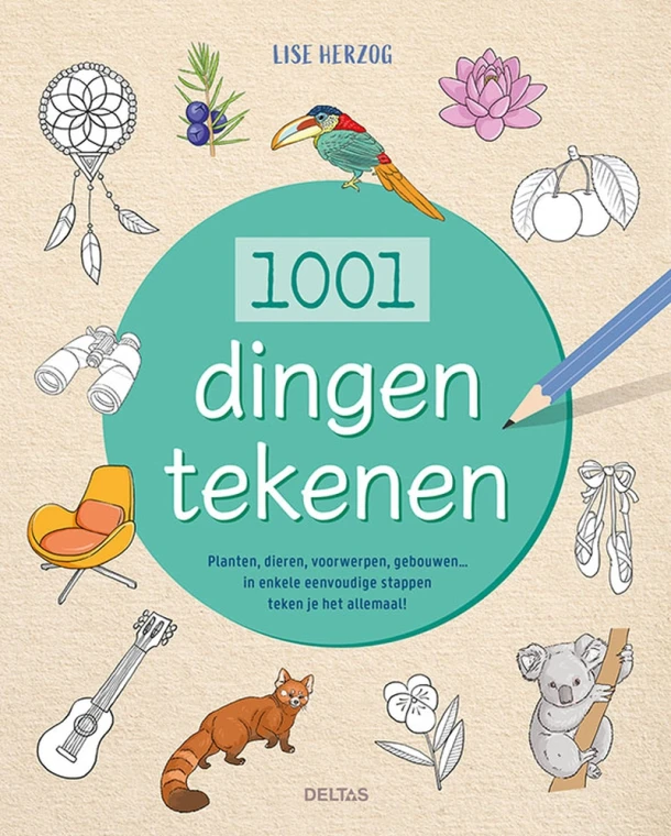 1001 dingen tekenen – Lise Herzog – boek cover