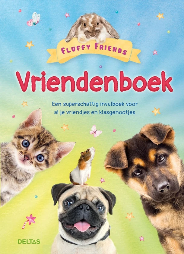 Fluffy Friends vriendenboek – ZNU – boek cover