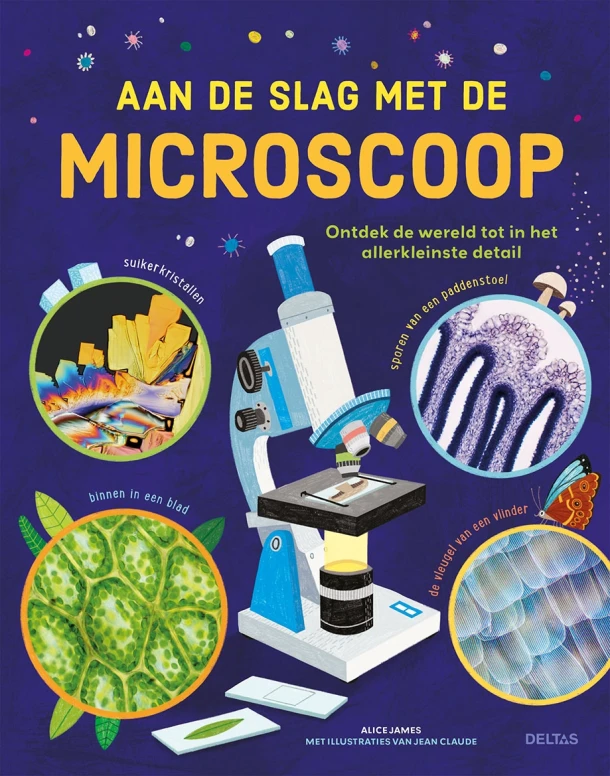 Aan de slag met de microscoop – Alice James – boek cover