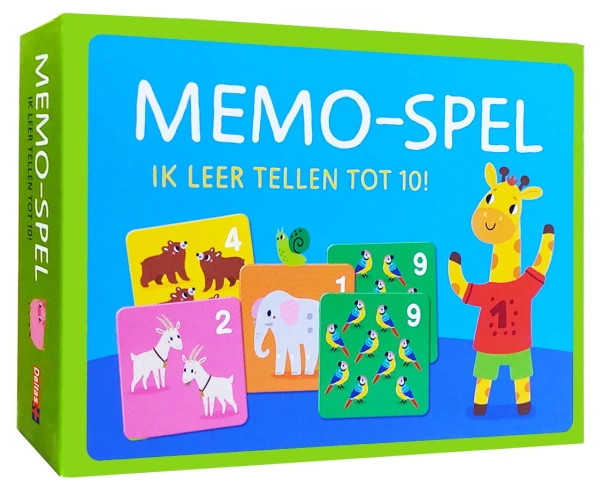 Ik leer tellen tot 10! Memo-spel – ZNU – boek cover