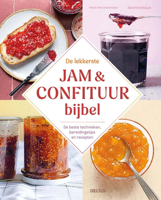 De lekkerste jam & confituur bijbel – SANDRINE MAQUET – boek cover