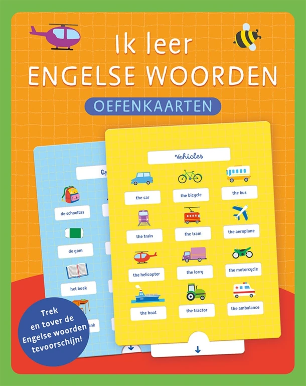 Ik leer Engelse woorden - oefenkaarten – ZNU – boek cover