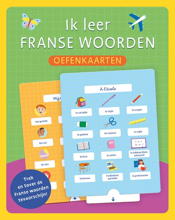 Ik leer franse woorden - oefenkaarten – ZNU – boek cover