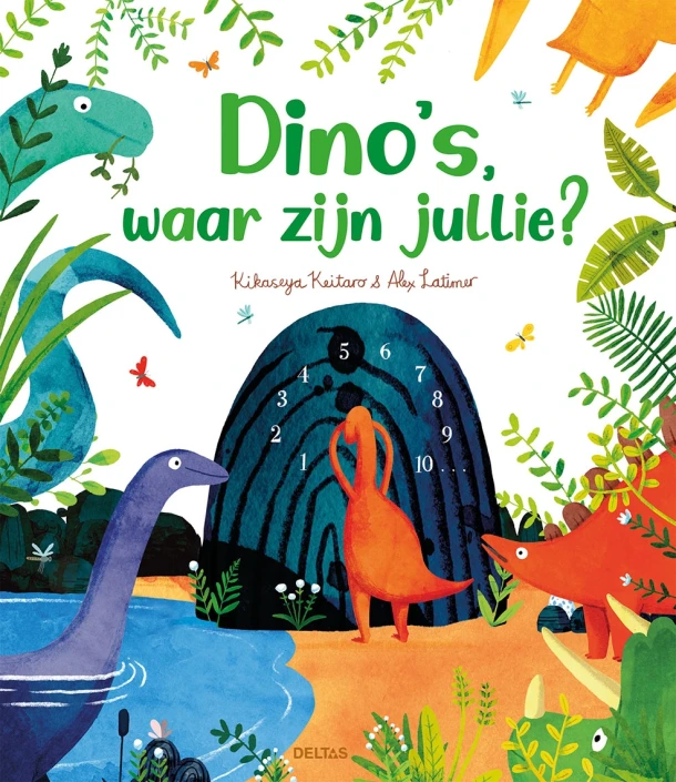 Dino's, waar zijn jullie? – Kikaseya Keitaro – boek cover