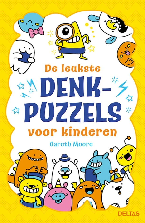 De leukste denkpuzzels voor kinderen – GARETH DR MOORE – boek cover