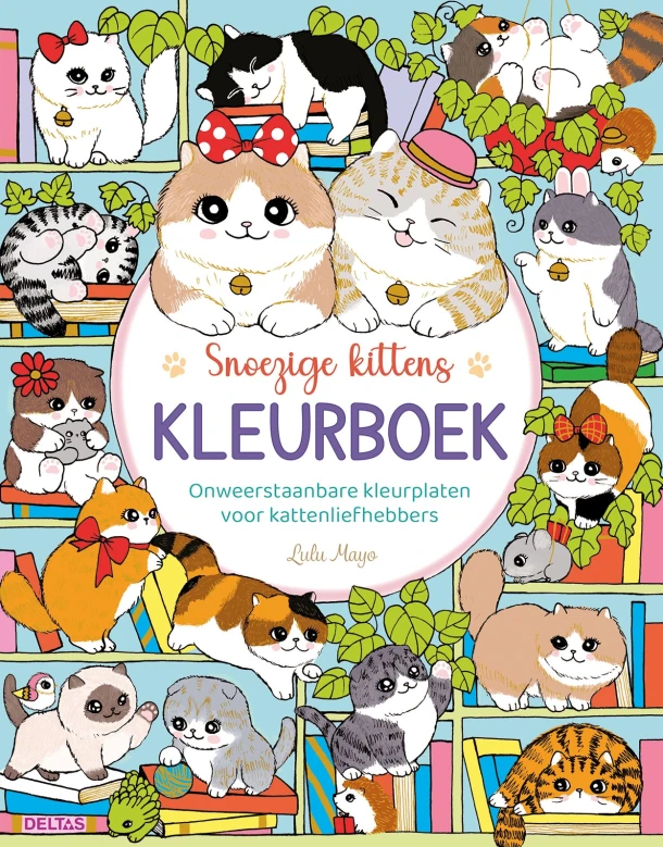 Snoezige kittens Kleurboek – Lulu Mayo – boek cover