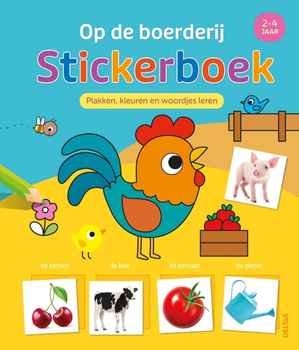 Op de boerderij Stickerboek – ZNU – boek cover