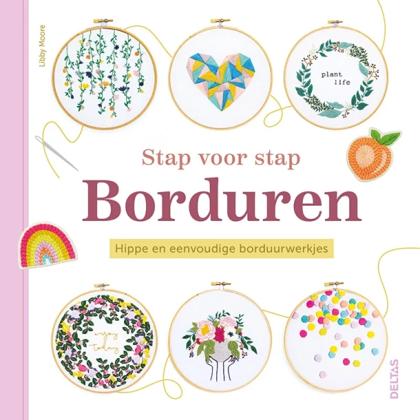 Stap voor stap borduren – Libby Moore – boek cover