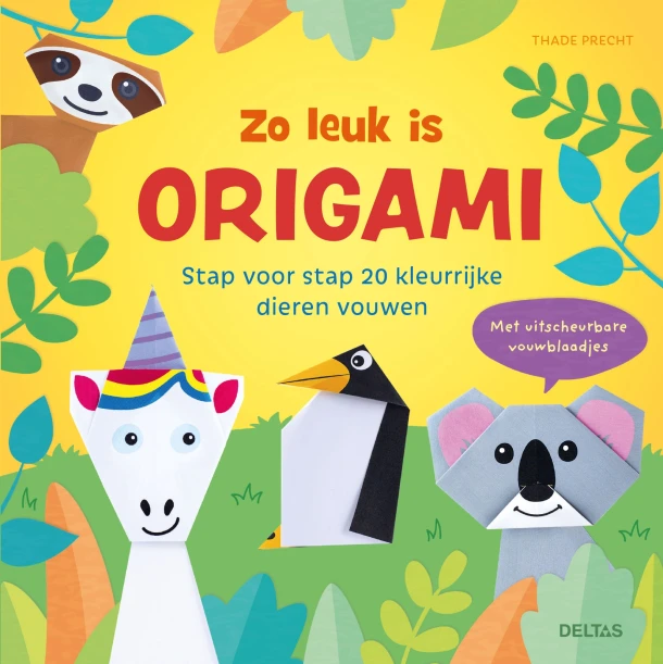 Zo leuk is origami – Thade Precht – boek cover