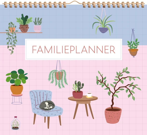 Familieplanner - Houseplants – ZNU – boek cover