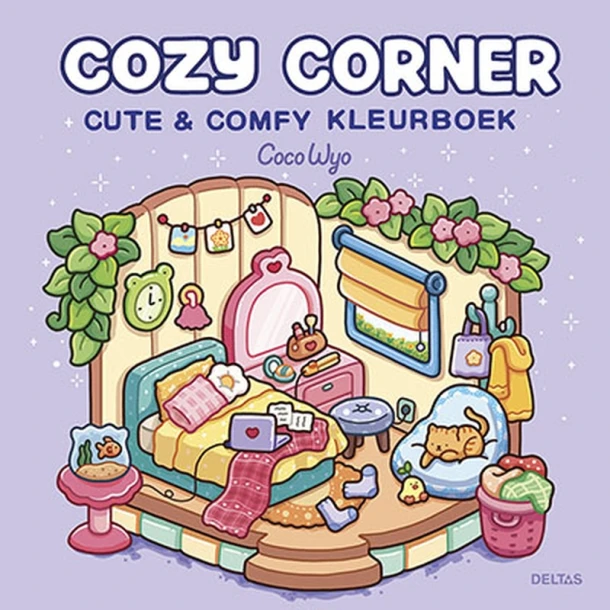 Cozy Corner Cute & Comfy kleurboek – Coco Wyo – boek cover