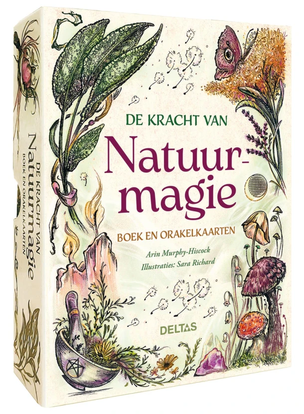 De kracht van Natuurmagie - Boek en orakelkaarten – Arin Murphy-Hiscock – boek cover