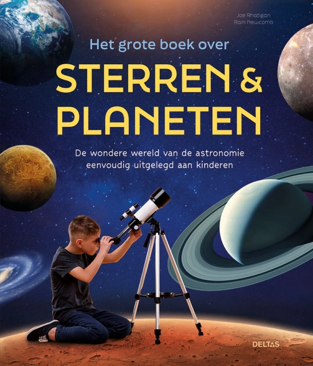 Het grote boek over sterren & planeten – Joe Rhatigan – boek cover