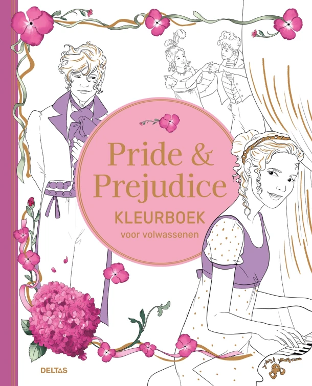Pride & Prejudice Kleurboek voor volwassenen – Jane Austen – boek cover