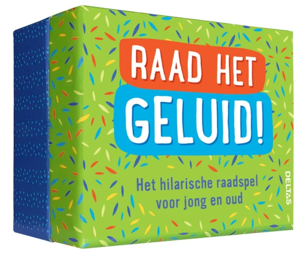 Raad het geluid! - doos met kaarten – ZNU – boek cover