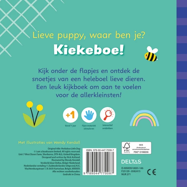 Kiekeboe Lieve puppy – Nick Ackland – boek cover