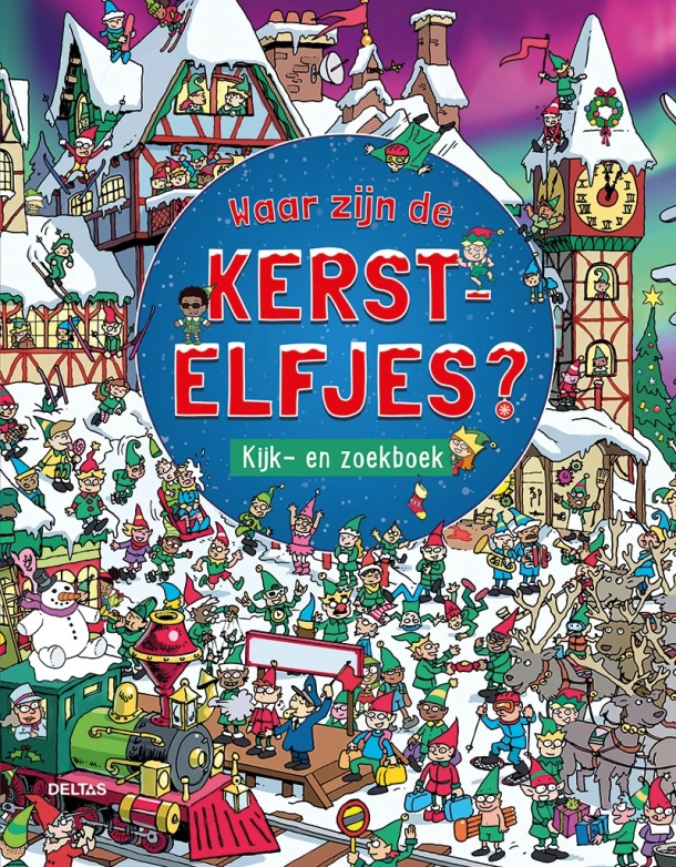 Waar zijn de kerstelfjes? – Jonny Leighton – boek cover