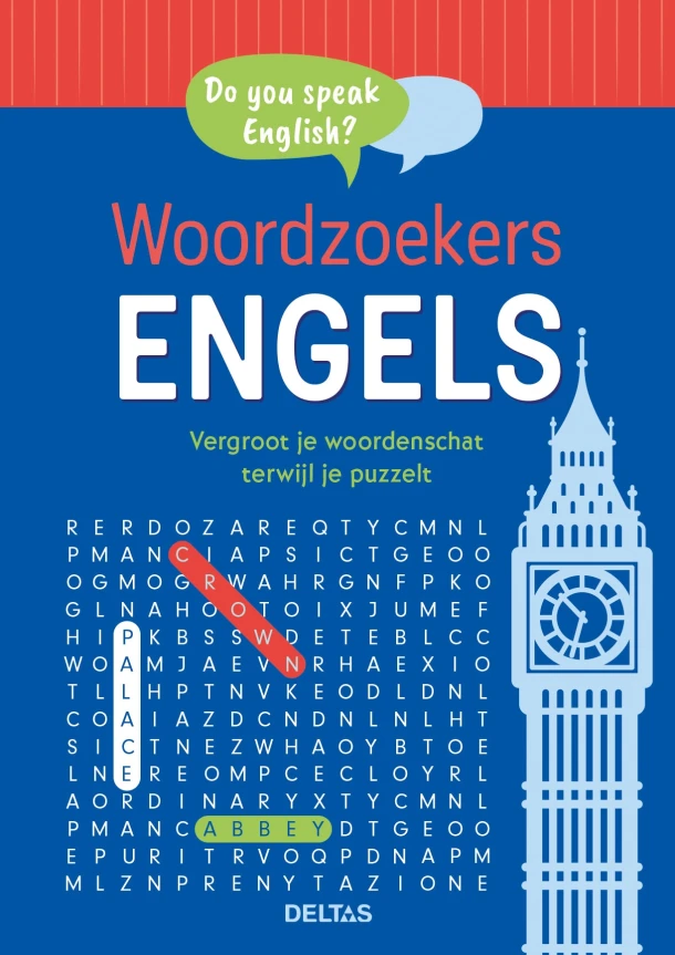 Woordzoekers Engels – Leine Meeus – boek cover