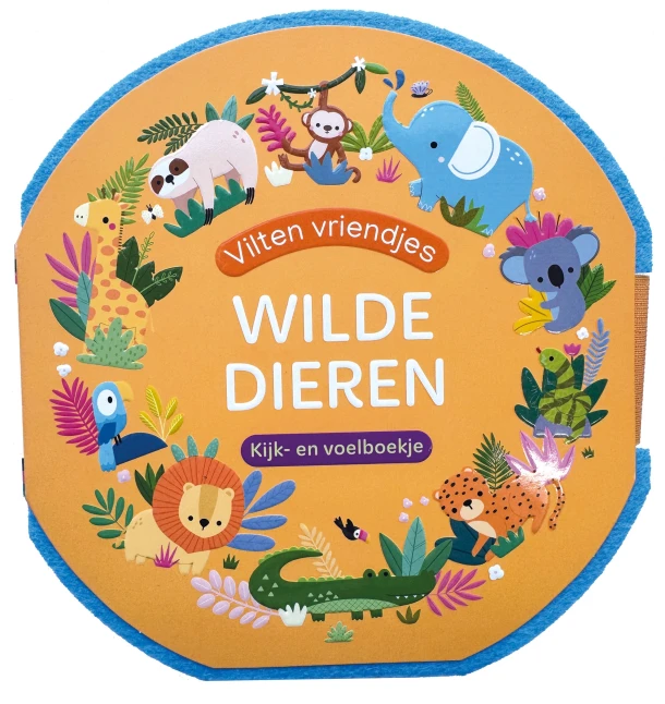 Vilten vriendjes - Wilde dieren – SARAH LOCK – boek cover