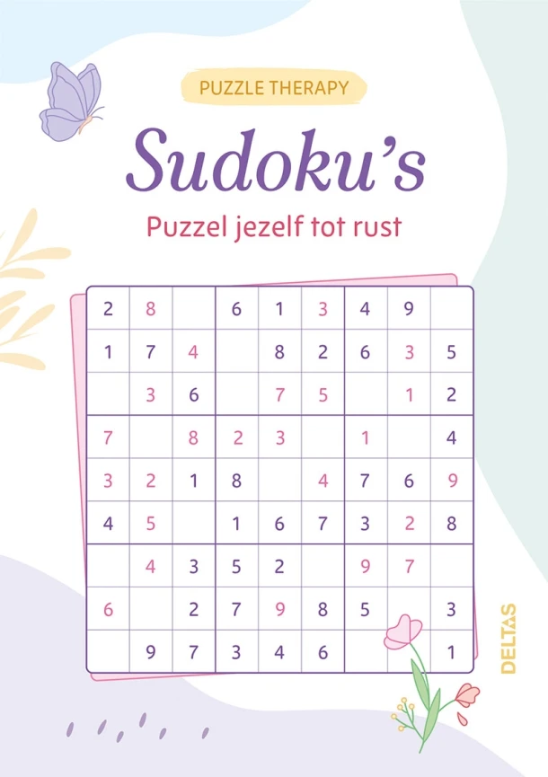 Puzzle Therapy Sudoku's – ZNU – boek cover