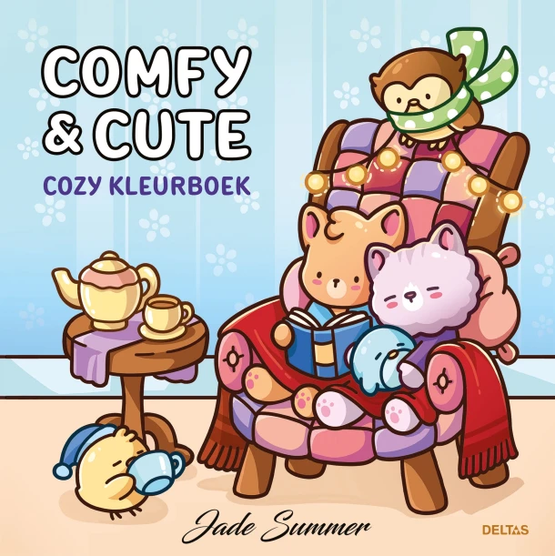 Comfy & Cute - Cozy kleurboek Jade Summer