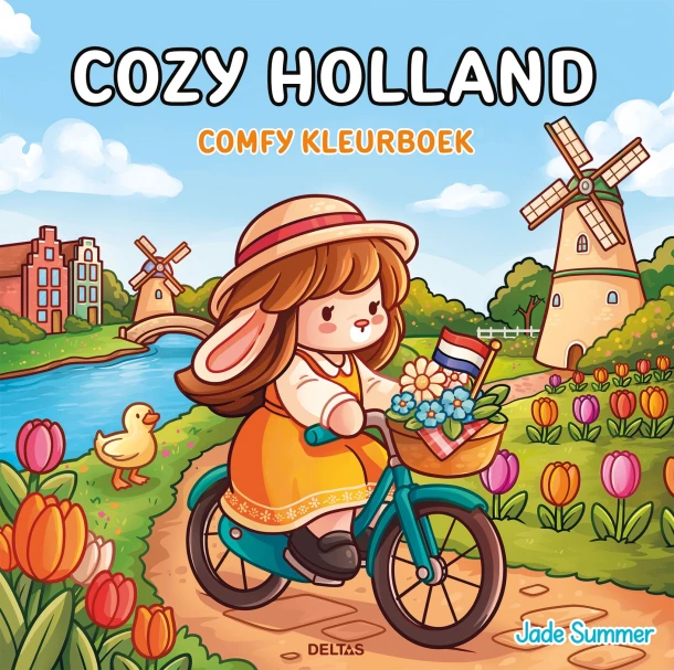 Cozy Holland Comfy kleurboek – Jade Summer – boek cover
