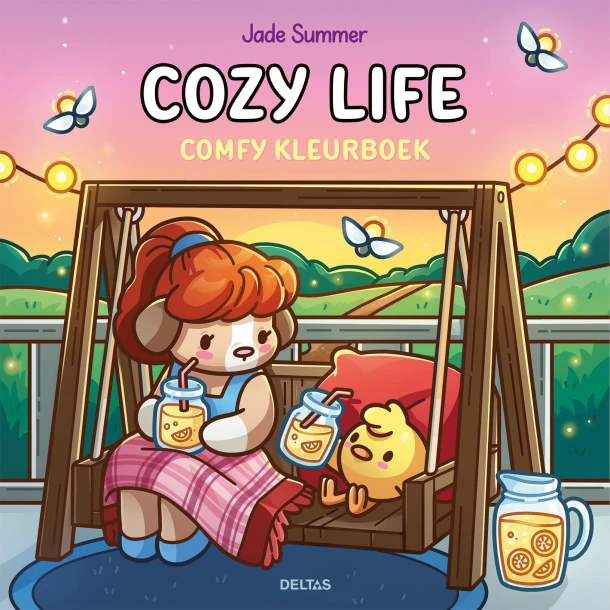 Cozy Life Comfy kleurboek – Jade Summer – boek cover