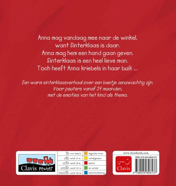 Anna en Sinterklaas – Kathleen Amant – boek cover