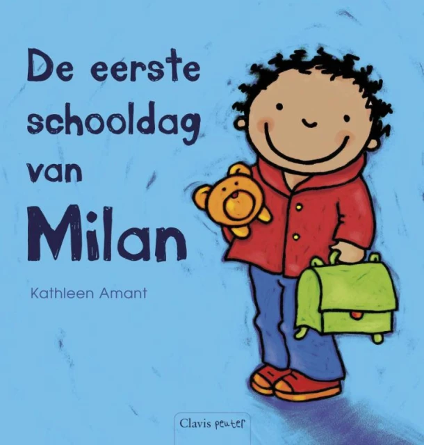 De eerste schooldag van Milan – Kathleen Amant – boek cover