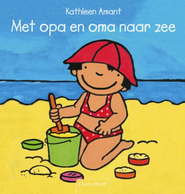 Anna met oma en opa aan zee – Kathleen Amant – boek cover