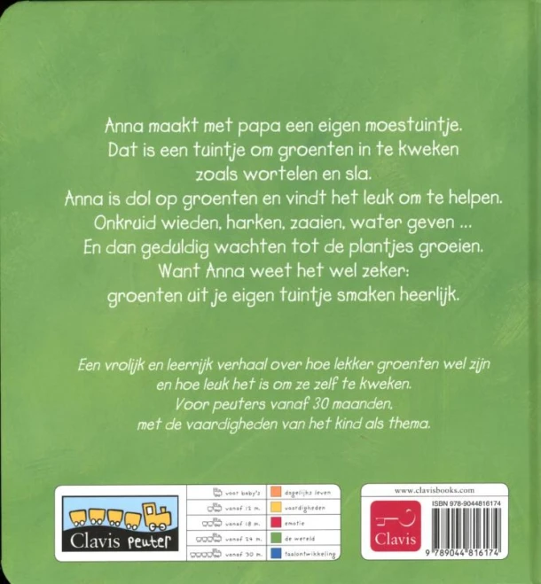 Anna en haar groentetuintje – Kathleen Amant – boek cover