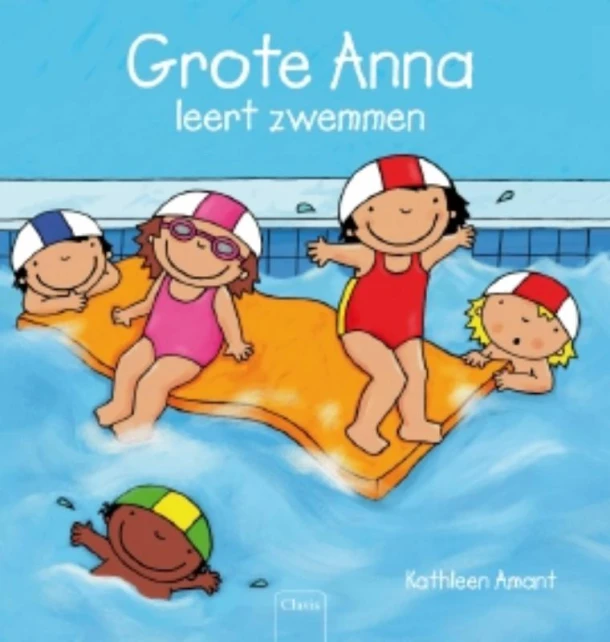 Grote Anna leert zwemmen – Kathleen Amant – boek cover