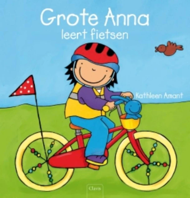 Grote Anna leert fietsen – Kathleen Amant – boek cover