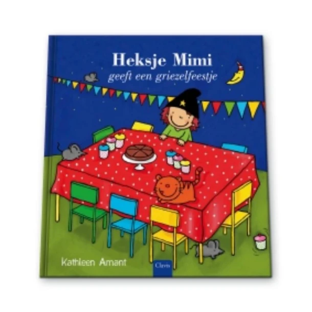 Heksje Mimi geeft een griezelfeestje – Kathleen Amant – boek cover