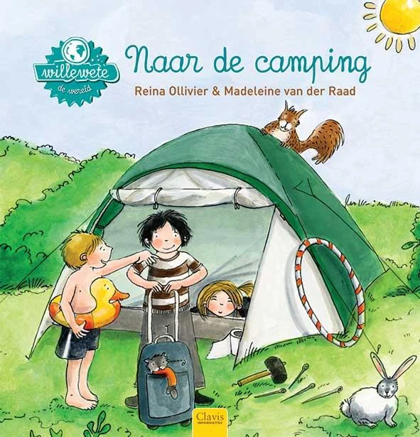 Naar de camping – Reina Ollivier – boek cover